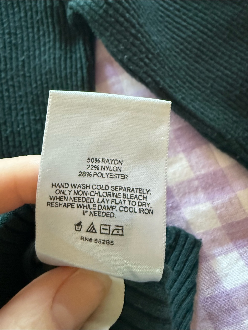 Express Ribbed Turtleneck Top - Picture 7 of 7